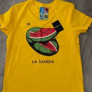 Forever 21 Yellow 'La Sandia' Watermelon Graphic Tee
